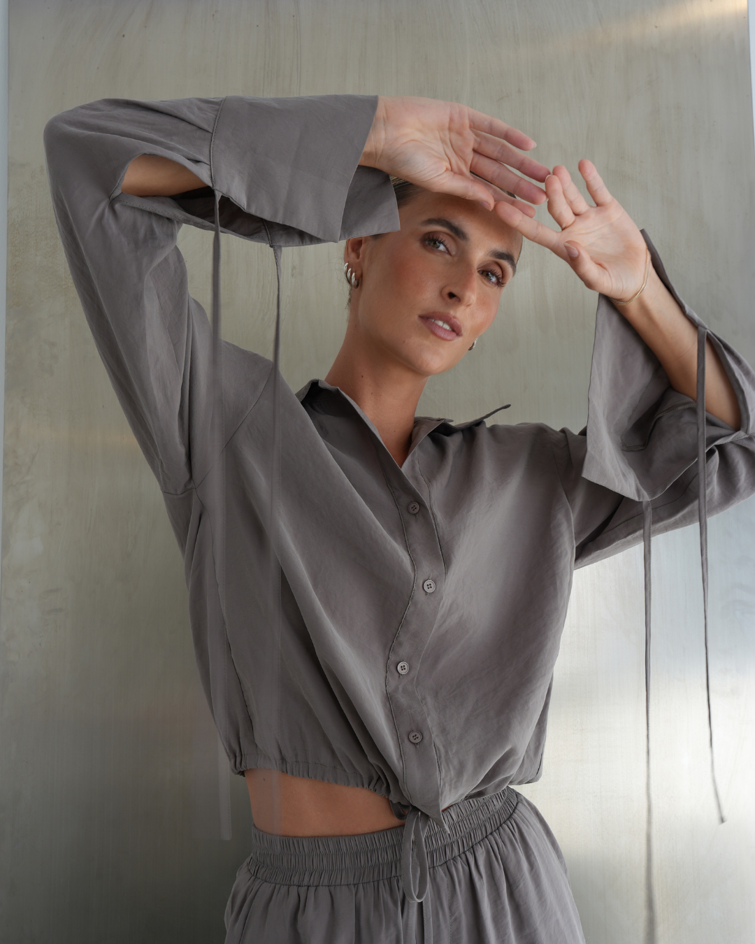 SILK CLOUD |  Tall Bluse – Fließende Bluse für große Frauen