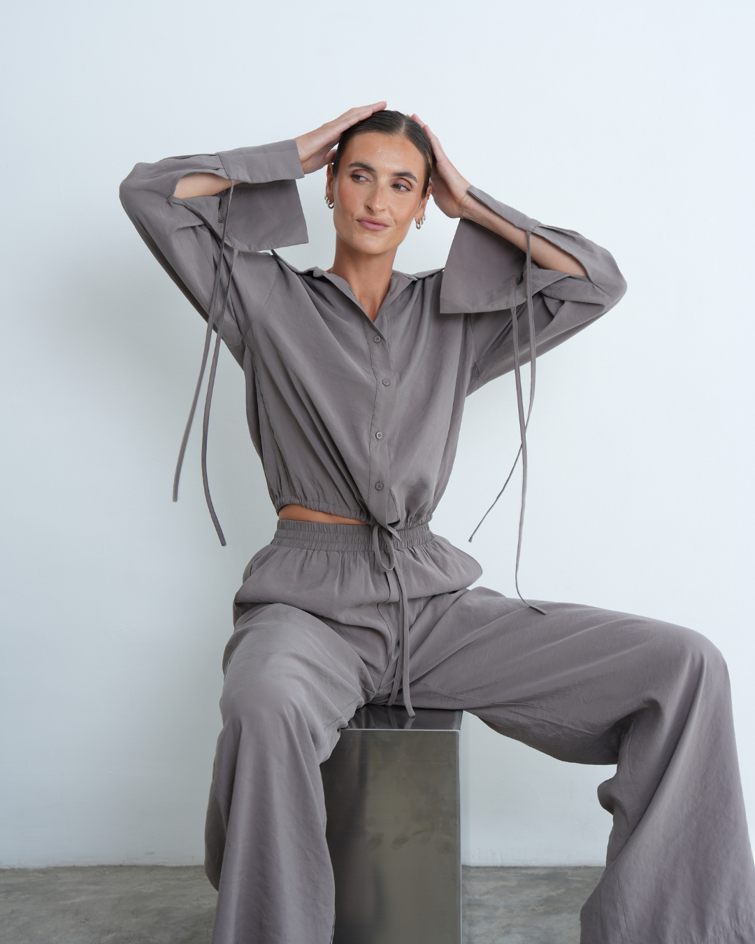 SILK CLOUD |  Tall Bluse – Fließende Bluse für große Frauen