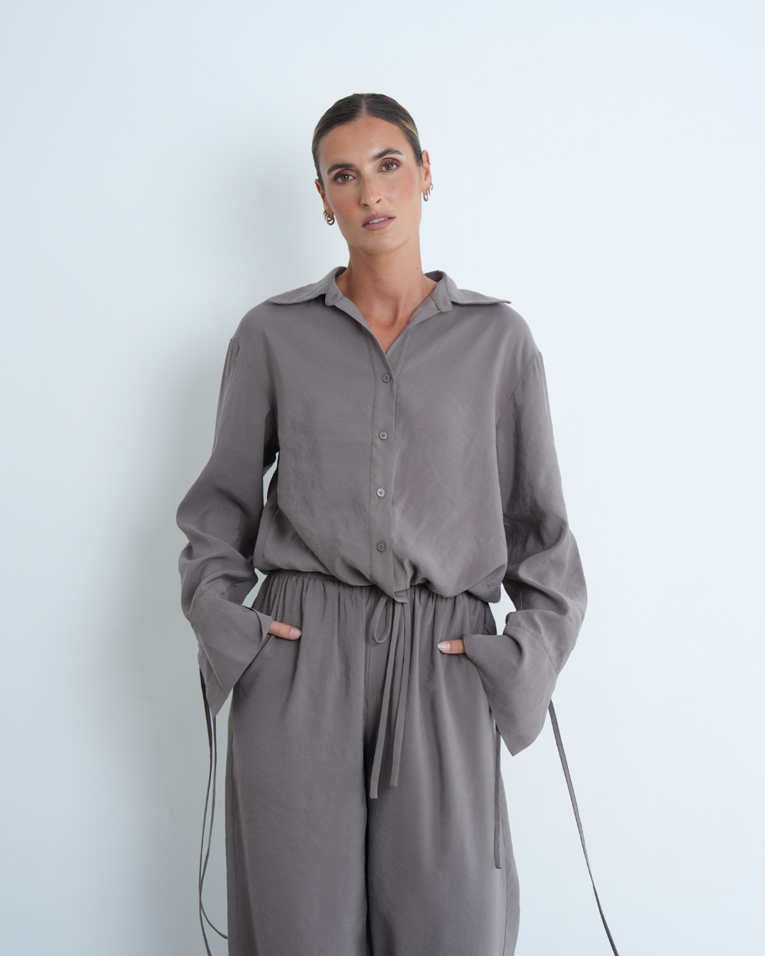 SILK CLOUD |  Tall Bluse – Fließende Bluse für große Frauen