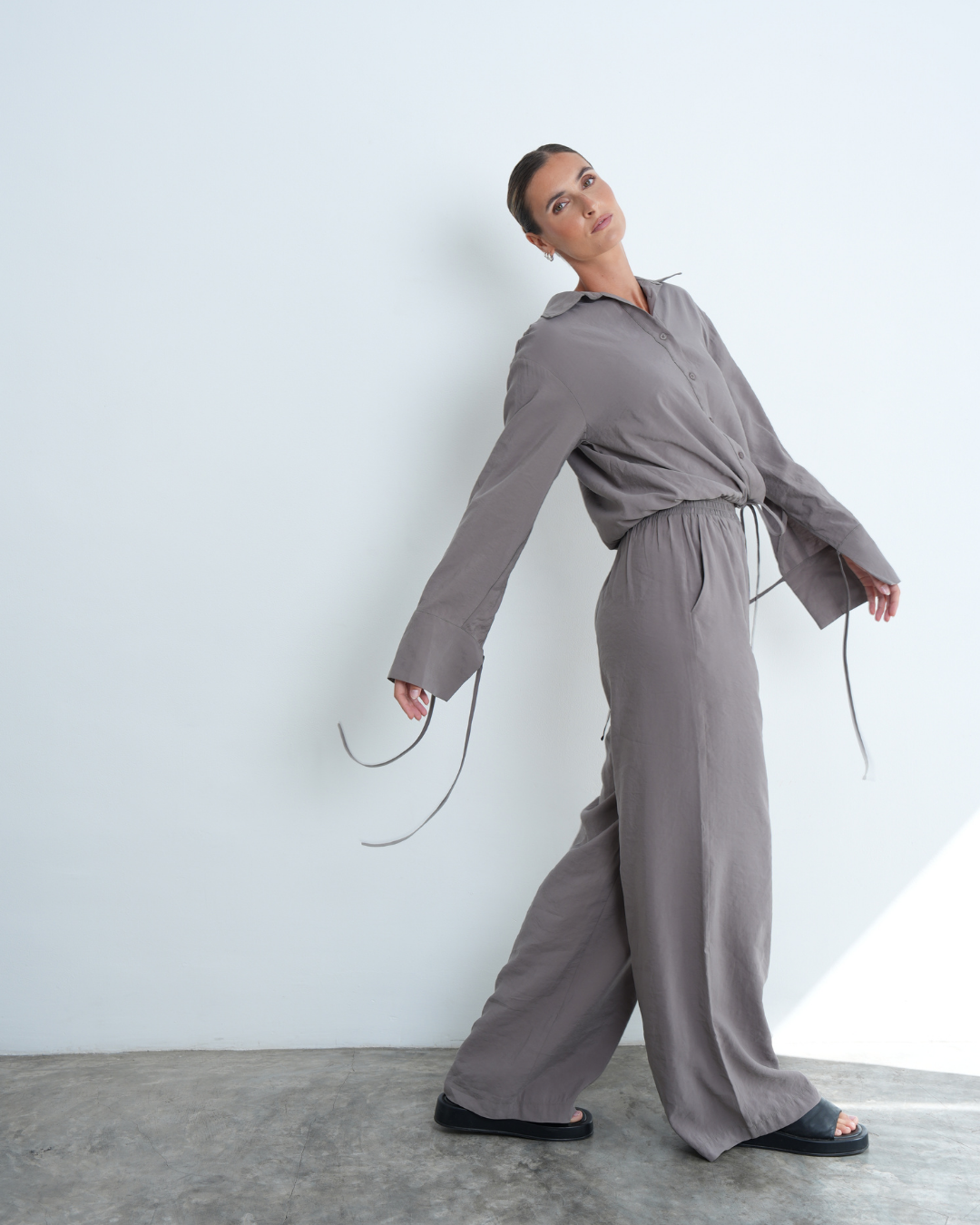 SILK CLOUD |  Tall Bluse – Fließende Bluse für große Frauen