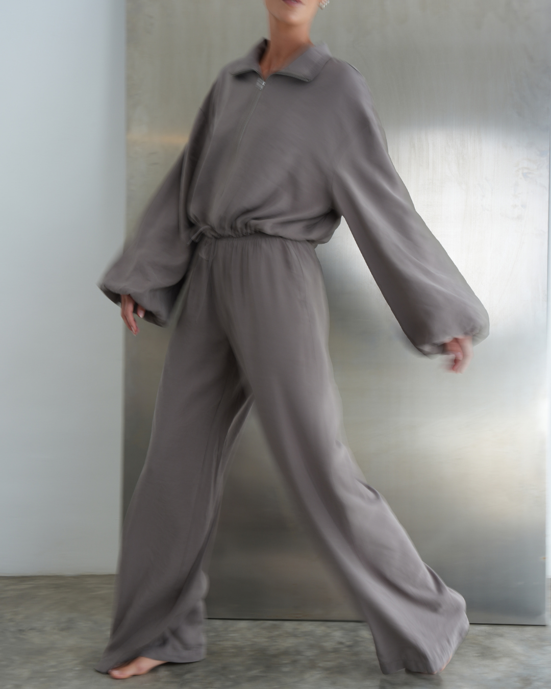 SILK CLOUD |  Tall Wideleg Hose – Extra lange fließende Hose für große Frauen