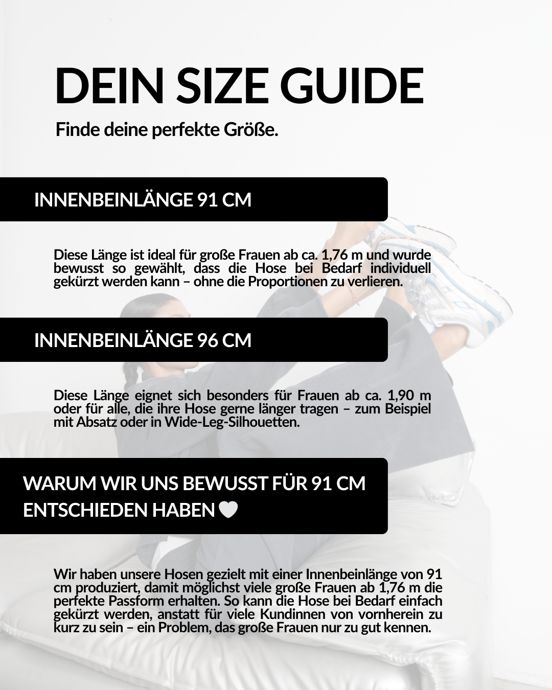 Weiche Suede Tall High Waist Hose